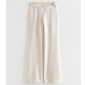& Other Stories Stockholm Atelier Cream Low Waist Trousers